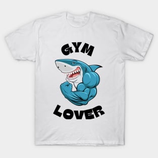 Gym Lover Shark T-Shirt